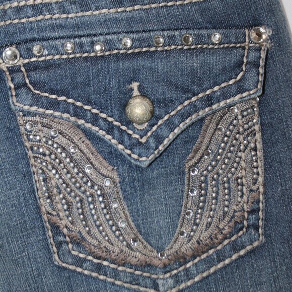 NWT Code Bleu Annette Boot Cut Jeans, Sz 6/27 - Picture 14 of 15